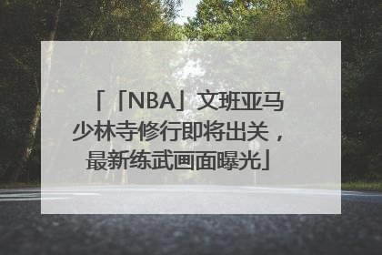 「NBA」文班亚马少林寺修行即将出关，最新练武画面曝光