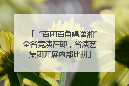 “百团百角唱潇湘”全省竞演在即，省演艺集团开展内部比拼
