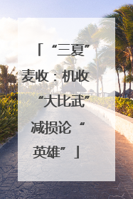 “三夏”麦收：机收“大比武” 减损论“英雄”