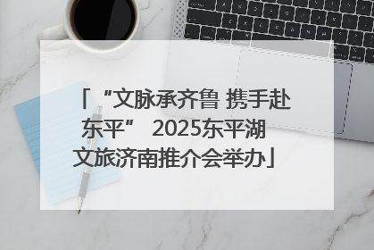 “文脉承齐鲁 携手赴东平” 2025东平湖文旅济南推介会举办