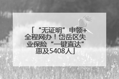 “无证明”申领+全程网办！岱岳区失业保险“一键直达”惠及5408人