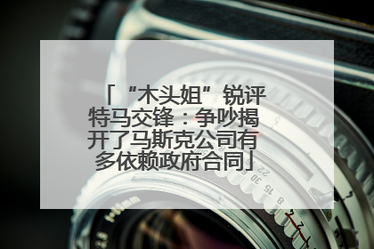 “木头姐”锐评特马交锋：争吵揭开了马斯克公司有多依赖政府合同