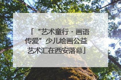 “艺术童行・画语传爱”少儿绘画公益艺术汇在西安落幕