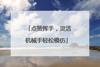 点赞挥手，灵活机械手轻松模仿