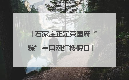 石家庄正定荣国府“粽”享国潮红楼假日