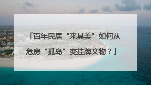 百年民居“来其美”如何从危房“孤岛”变挂牌文物？