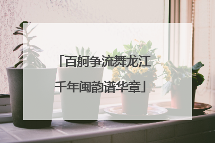 百舸争流舞龙江 千年闽韵谱华章