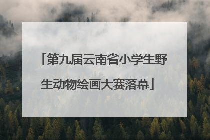 第九届云南省小学生野生动物绘画大赛落幕