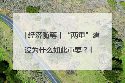 经济随笔丨“两重”建设为什么如此重要？