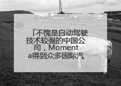 不愧是自动驾驶技术较强的中国公司，Momenta得到众多国际汽车品牌青睐！
