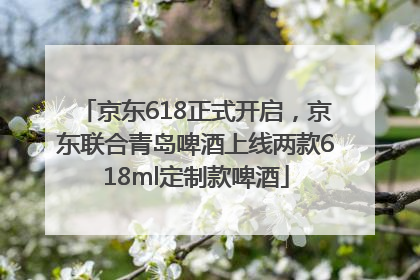 京东618正式开启，京东联合青岛啤酒上线两款618ml定制款啤酒