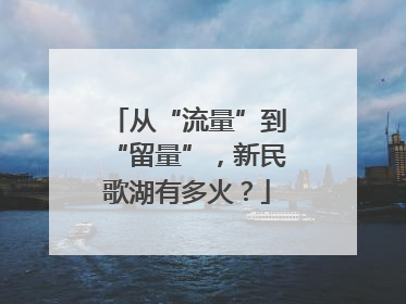 从“流量”到“留量”，新民歌湖有多火？