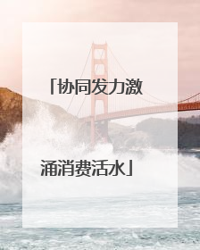 协同发力激涌消费活水