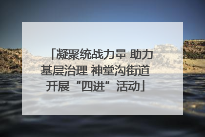凝聚统战力量 助力基层治理 神堂沟街道开展“四进”活动