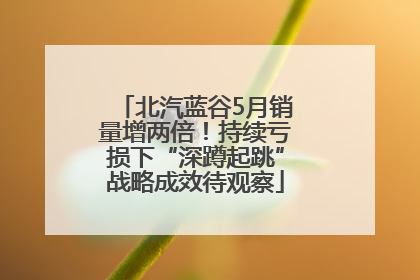 北汽蓝谷5月销量增两倍！持续亏损下“深蹲起跳”战略成效待观察