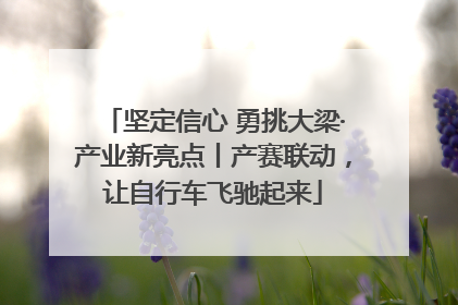 坚定信心 勇挑大梁·产业新亮点丨产赛联动，让自行车飞驰起来