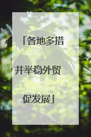 各地多措并举稳外贸促发展