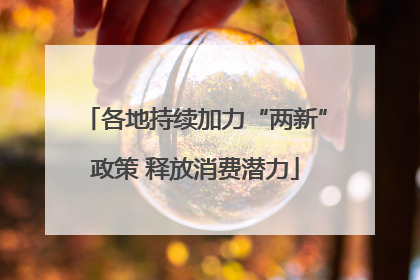各地持续加力“两新”政策 释放消费潜力