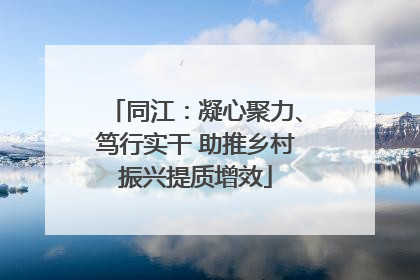 同江：凝心聚力、笃行实干 助推乡村振兴提质增效