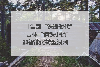 告别“铁锤时代” 吉林“钢铁小镇”迎智能化转型浪潮