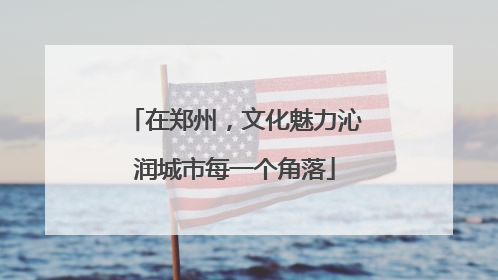 在郑州，文化魅力沁润城市每一个角落