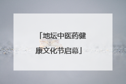 地坛中医药健康文化节启幕