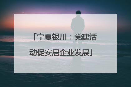 宁夏银川：党建活动促安居企业发展