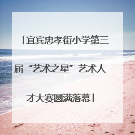 宜宾忠孝街小学第三届“艺术之星”艺术人才大赛圆满落幕