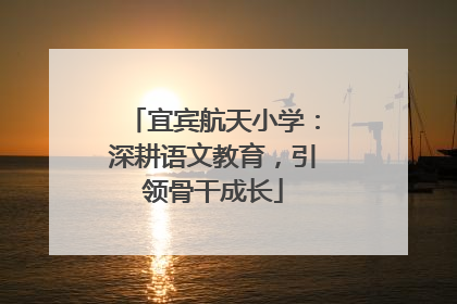 宜宾航天小学：深耕语文教育，引领骨干成长