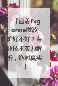 宫菱Fxgonne微波炉好不好？专业技术实力解析，绝对真实