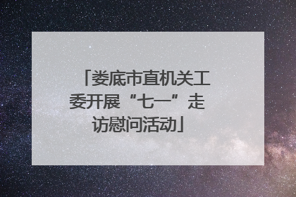娄底市直机关工委开展“七一”走访慰问活动