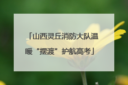 山西灵丘消防大队温暖“摆渡”护航高考