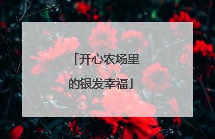 开心农场里的银发幸福