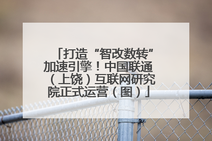 打造“智改数转”加速引擎！中国联通（上饶）互联网研究院正式运营（图）