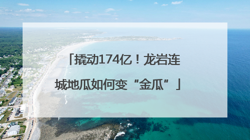 撬动174亿！龙岩连城地瓜如何变“金瓜”