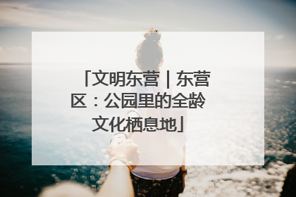 文明东营｜东营区：公园里的全龄文化栖息地