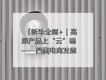 新华全媒+｜高原产品上“云”端——西藏电商发展一线观察