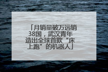 月销量破万远销38国，武汉青年造出全球首款“床上跑”的机器人