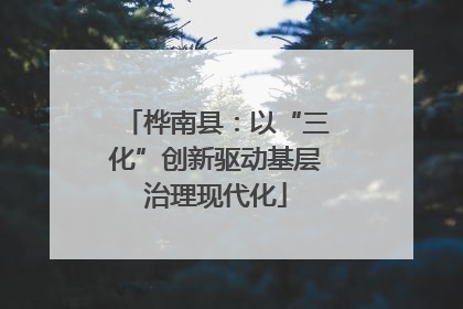 桦南县：以“三化”创新驱动基层治理现代化