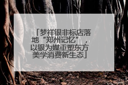 梦祥银非标店落地“郑州记忆”，以银为媒重塑东方美学消费新生态