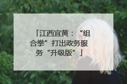 江西宜黄：“组合拳”打出政务服务“升级版”