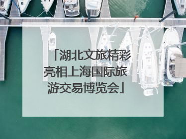 湖北文旅精彩亮相上海国际旅游交易博览会