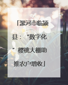 漯河市临颍县：“数字化”樱桃大棚助推农户增收