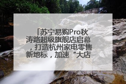 苏宁易购Pro秋涛路超级旗舰店启幕，打造杭州家电零售新地标，加速“大店攻略”全省布局