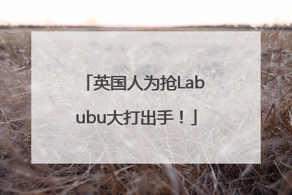 英国人为抢Labubu大打出手！