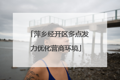 萍乡经开区多点发力优化营商环境