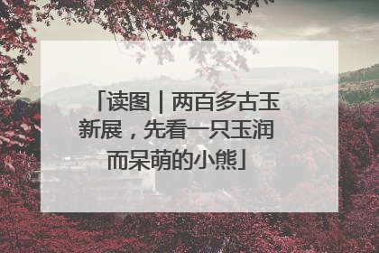 读图｜两百多古玉新展，先看一只玉润而呆萌的小熊