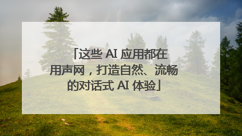 这些 AI 应用都在用声网，打造自然、流畅的对话式 AI 体验