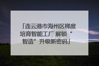 连云港市海州区梯度培育智能工厂 解锁“智造”升级新密码