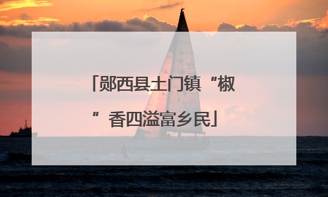 郧西县土门镇“椒”香四溢富乡民